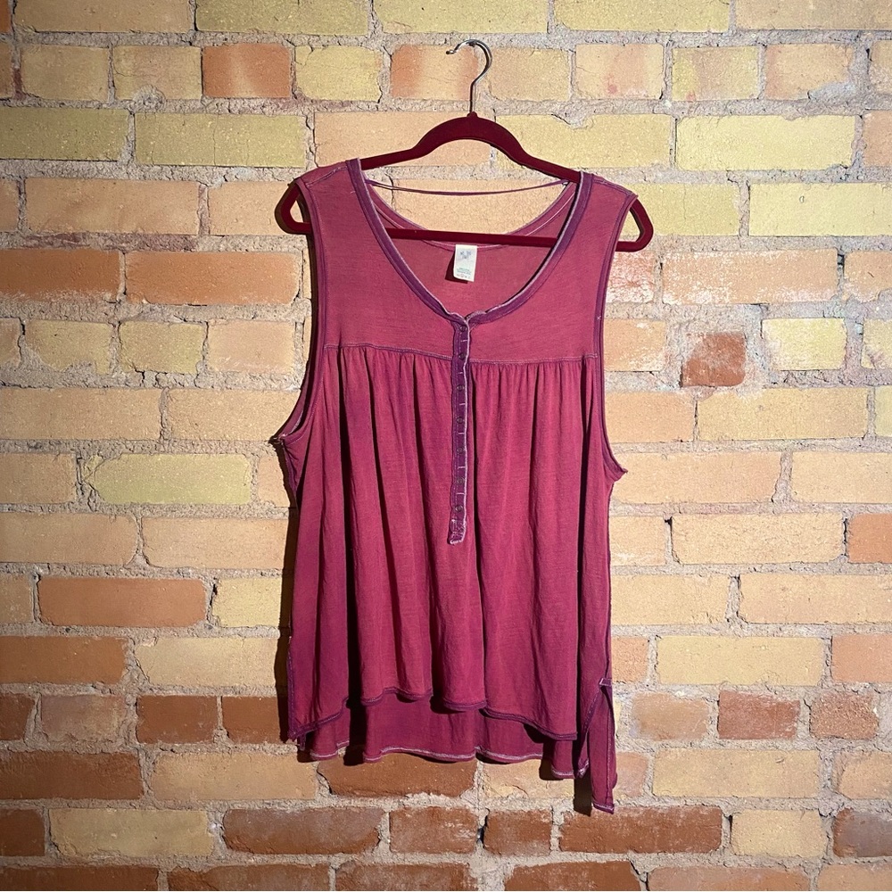 Free People sleeveless tunic top